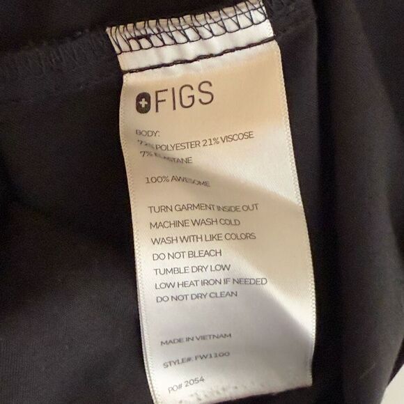 Figs Casma Gray V Neck Scrub Top - Women’s US M - Picture 6 of 7